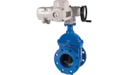 Ductile iron gate valve 181K +  MS multi-turn electric actuator