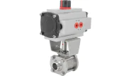 ELSA® stainless steel ball valve + ADA/ASR pneumatic actuator