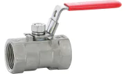 Stainless steel ball valve 708 1 piece body BSP female/female