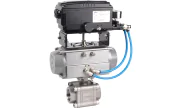 V-port ball valve 703XS + RES pneumatic actuator + YT 3300 positioner