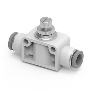 Mod. CLF - InchFlow control - Union straight